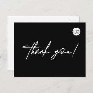 Custom Plumber Business Logo Eenvoudig bedankt Briefkaart