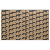 Custom Pointer Dog Fabric Stof (Fat Quarter)