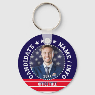 Custom Political Election Campaign Candidate Name Sleutelhanger