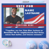 Custom Politics Campaign Template Flyer (Enkel)