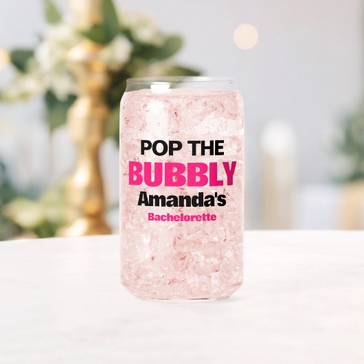Custom Pop The Bubbly Bachelorette Party Faveurs (Insitu (Mariage))