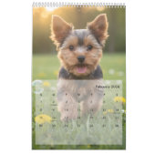 Custom Poppy Dog 2026 Calendar Kalender (Feb 2026)