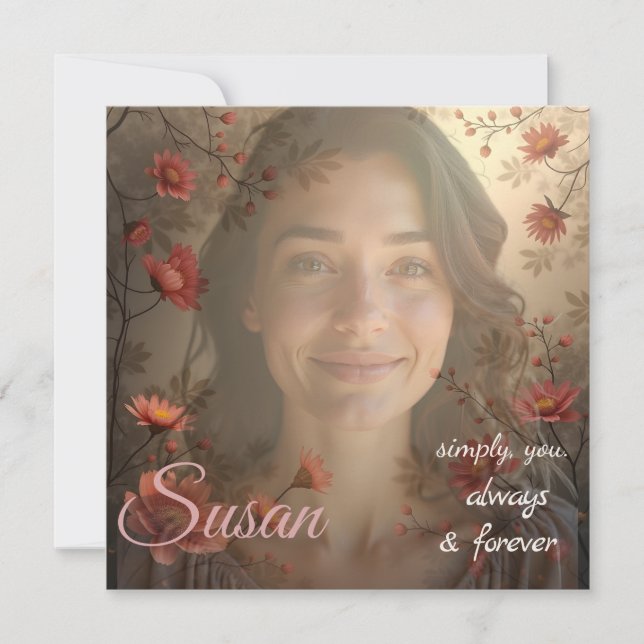 Custom Portrait for Her – Personalized Photo Gift (Voorkant)