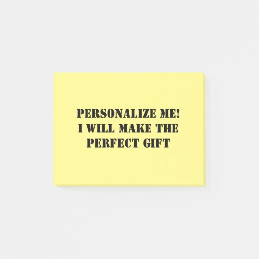 Custom post zijn, grappige post het notities, kant post-it® notes (Voorkant)