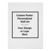 Custom Poster – Personalized Wall Art (Devant)