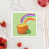 Custom Pot a Gold Napkin Servet (Insitu)