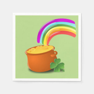 Custom Pot a Gold Napkin Servet