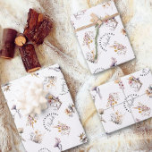 Custom Prairie Dog Wildflower Wrapping Paper