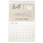 Custom Pregnancy Calendar, 9 Months Maternity Kalender (Jan 2027)