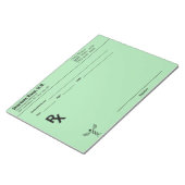 Custom Prescription Notepad – Editable Doctor RX  Notitieblok (Schuin)