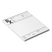 Custom Prescription Pad for Doctor Pharmacist Rx Notitieblok (Schuin)
