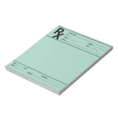 Custom Prescription Pad for Doctor Pharmacist Rx Notitieblok (Gedraaid)