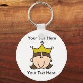 Custom Princess Brown Sleutelhanger (Voorkant)