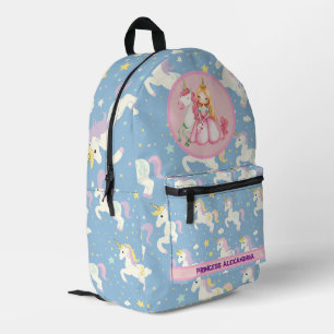 Custom Princess Unicorn Bedrukte Rugzak