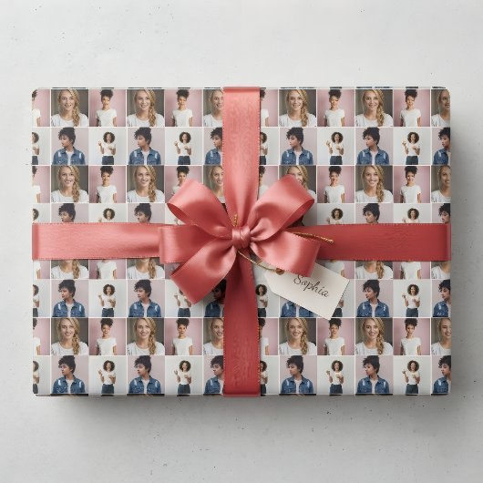 Custom printed wrapping paper, personalized cadeaupapier