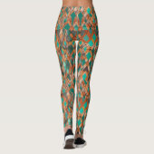 Custom Printed Yoga Pants Trendy Design voor Yoga Leggings (Achterkant)