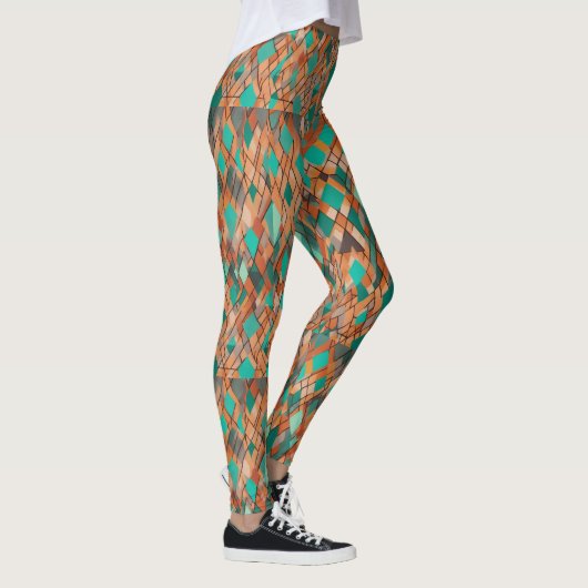 Custom Printed Yoga Pants Trendy Design voor Yoga Leggings (Rechts)