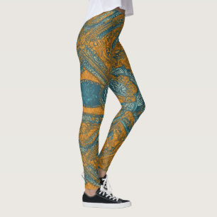 Custom Printed Yoga Pants Trendy Design voor Yoga Leggings