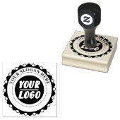 Custom Professional Business Logo Rubberstempel (Gestempeld)