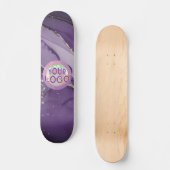 Custom Professional Elegant Business Logo Kantoor Skateboard (Voorkant)
