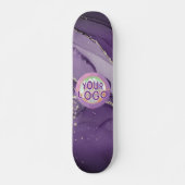 Custom Professional Elegant Business Logo Kantoor Skateboard (Voorkant)