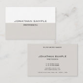 Custom Professional Elegant Moderne Sjabloon Visitekaartje (Voorkant / Achterkant)