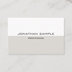 Custom Professional Elegant Moderne Sjabloon Visitekaartje