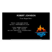 Custom Professioneel Bedrijf Zakelijke Logo Magnetisch Visitekaartje (Voorkant)