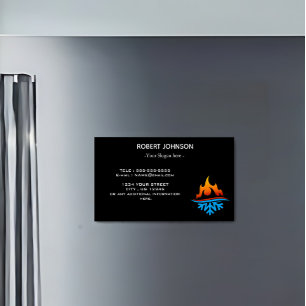 Custom Professioneel Bedrijf Zakelijke Logo Magnetisch Visitekaartje