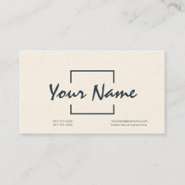 Custom Professioneel Visitekaartje met Barcode