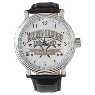 Custom Proud Vice Sheriff Horloge