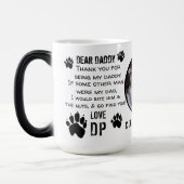 CUSTOM PUPPY HOND PAPA! BESTE PAPA-KOFFIE MAGISCHE MOK (Links)