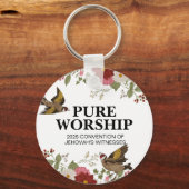 Custom Pure Worship 2025 Convention JW Gifts Sleutelhanger (Voorkant)