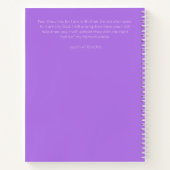 Custom Purple Floral Bullet Journal New Moms (Dos)