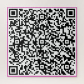 Custom QR Code Puzzle Example Your Surprise Gift Legpuzzel (Verticaal)