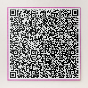 Custom QR Code Puzzle Example Your Surprise Gift Legpuzzel