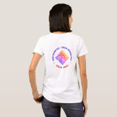 Custom QR Code Tekst Uw Eigen Ontwerp Grappig T-sh T-shirt (Achterkant volledig)