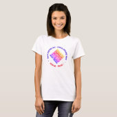 Custom QR Code Tekst Uw Eigen Ontwerp Grappig T-sh T-shirt (Voorkant volledig)