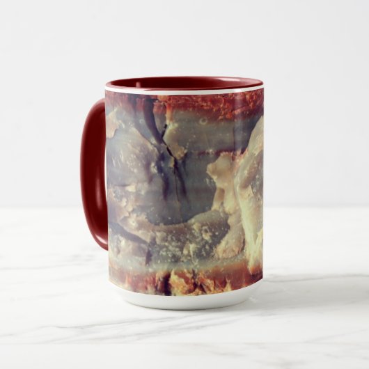 Custom Quartz Rock Coffee Mok (Voorkant links)