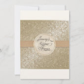 Custom Quince Dinner Kaart (Voorkant)