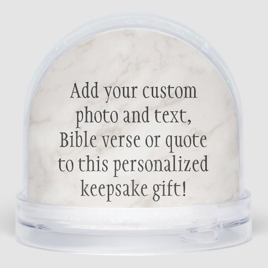 Custom Quote Saying Photo Personalized Keepsake (Arrière)
