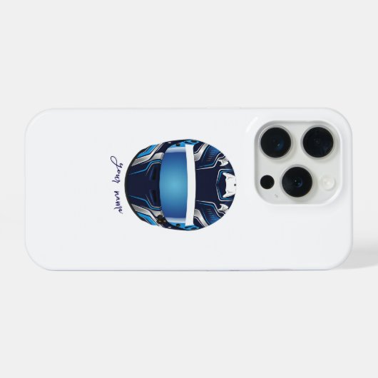 Custom Racing Helmet Graphic – Professional Driver (Verso Horizontal)