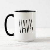 Custom RAE DUNN geïnspireerd VAVA Coffee Mok (Links)