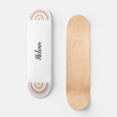 custom rainbow skateboard (Recto)
