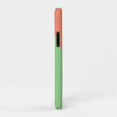 Custom Rainbow Target – groen, perzik Case-Mate iPhone Case (Achterkant/rechts)