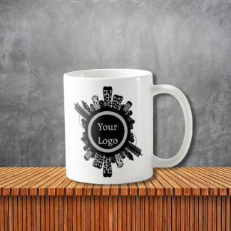Custom Real Estate Agent Mug - Building Skyline