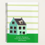 Custom Real Estate Company Green Home Builder 2023<br><div class="desc">Un planificateur de société immobilière sur mesure pour un courtier à distribuer à des clients potentiels ou des agents immobiliers. Un agent immobilier ce planificateur moderne de maison verte pour planifier vos rendez-vous d'observation de maison. Un produit de marketing d'entreprise personnalisé pour 2023.</div>
