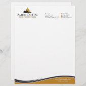 CUSTOM Real Estate Letterhead V4 Briefhoofd (Voorkant / Achterkant)