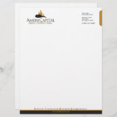 CUSTOM Real Estate Letterhead V5 Briefhoofd Ontwerp (Voorkant / Achterkant)