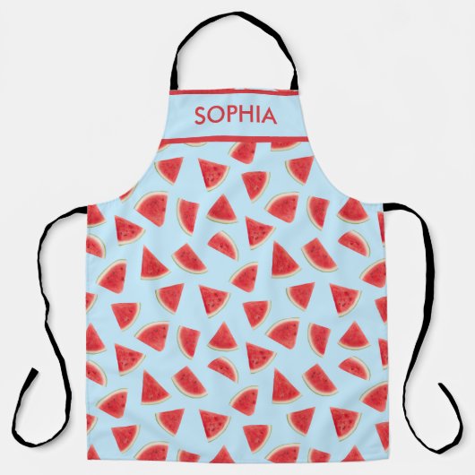 Custom Realistic Watermelon Slice Summer Pattern Schort (Voorkant)